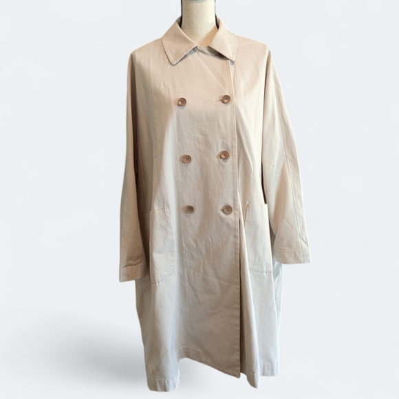 Marni Hidden Path of Light Trenchcoat in Sand Cotton - Picture 1 of 10